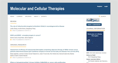 Desktop Screenshot of molcelltherapies.com